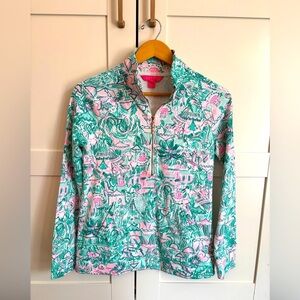 LILLY PULITZER Cotton Popover Pastel Size XS Resortwear Preppy Beach